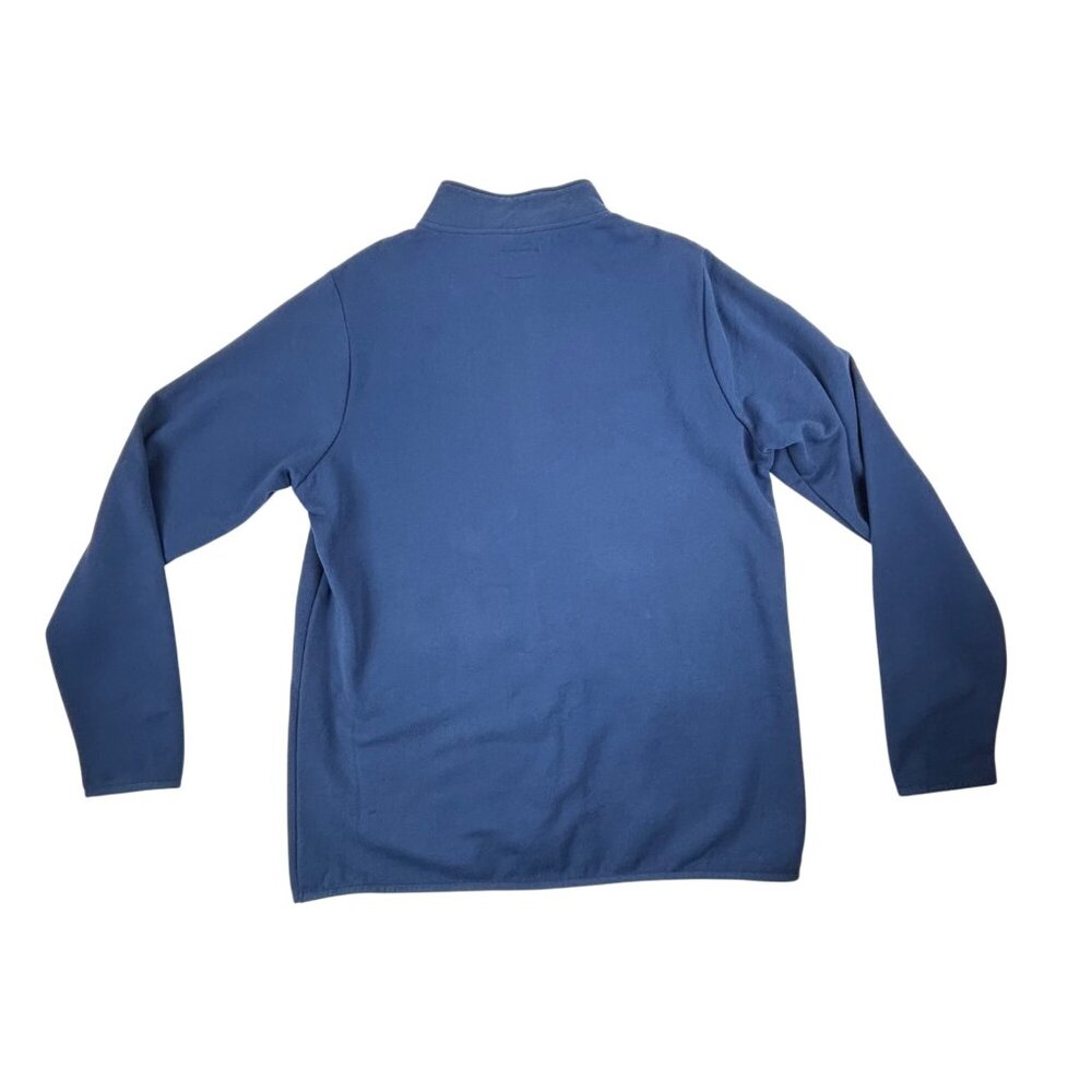 Warner Bros Logo Sweatshirt Mens Size XXL Blue Quarter-Zip Pullover - Picture 9 of 10